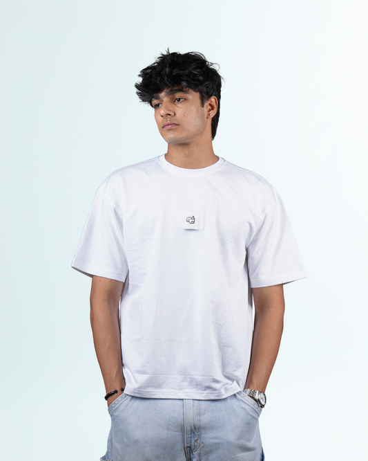 The Essential White Patch Tee