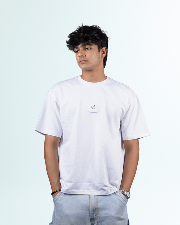 The Essential White Patch Tee